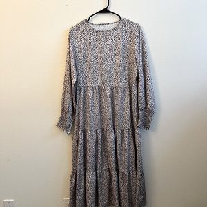 No Brand long sleeve maxi dress